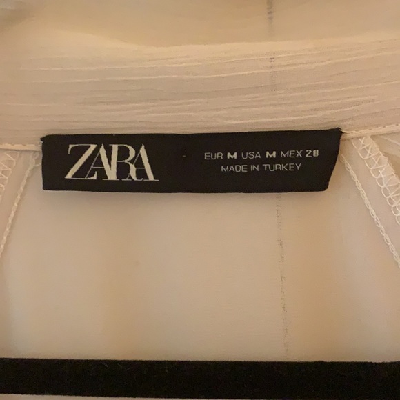 Beautiful cream chiffon blouse - Picture 4 of 5